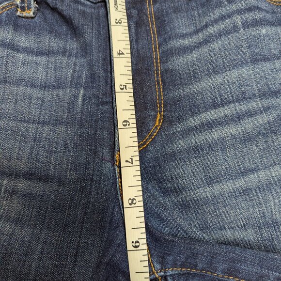 NYDJ Clarissa Ankle Jeans Size 6 Distressed Stretch Blue Jeans Lift and Tuck - Picture 11 of 13